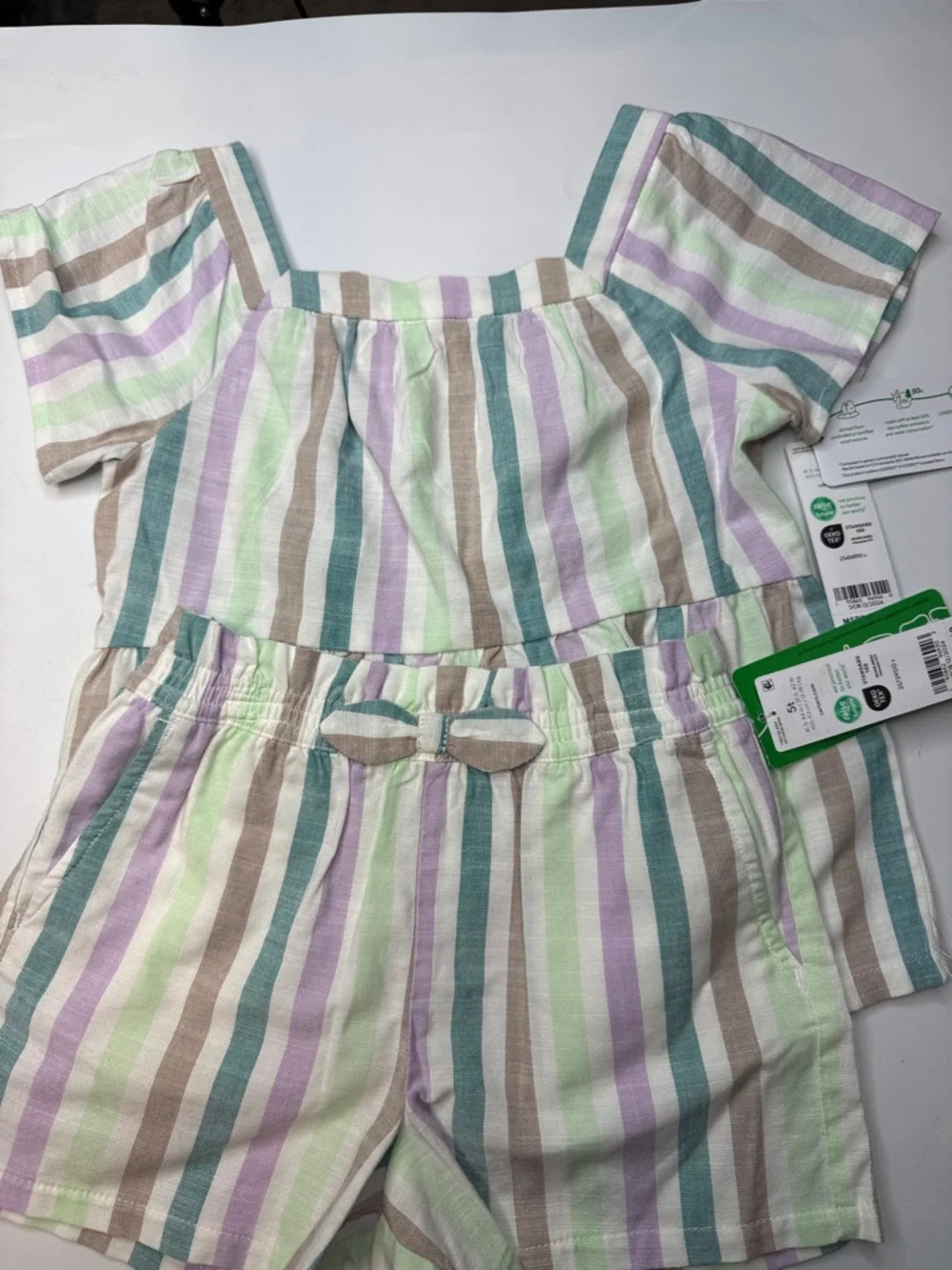 Carter's Toddler 2 PC outfits for Toddlers Shorts and Shirt Set